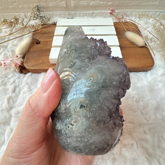 Gorgeous Amethyst Flame | Amethyst Crystal Cluster - Picture 10 of 10